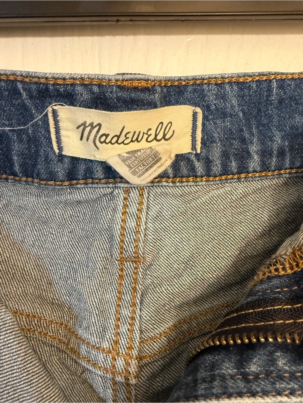 Madewell prefect vintage Women's Wide-Leg Blue Jeans - Picture 5 of 5